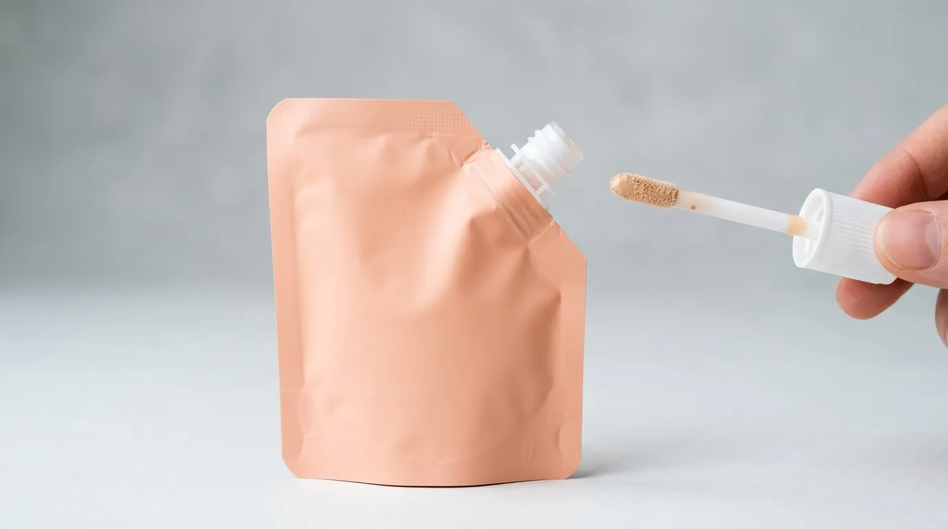 Cosmetic Brush Cap Pouch for Sample Packs