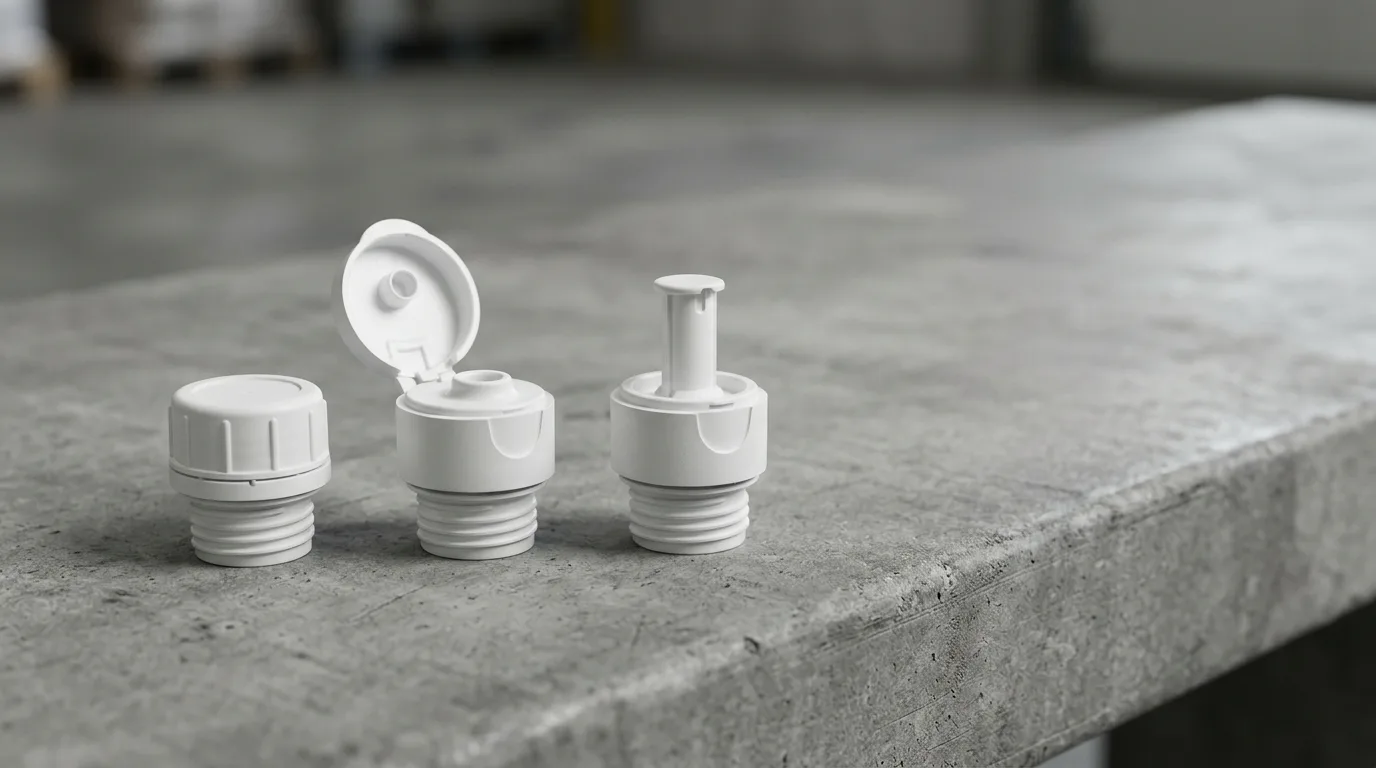 Screw, Flip-Top and Push-Pull Pouch Caps